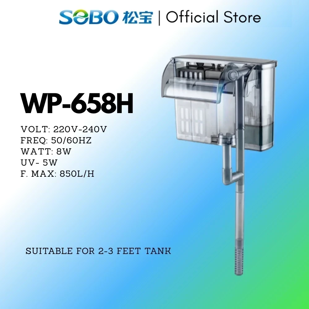 Filtro Externo Sobo Wp-658h 8w 850l/h 3