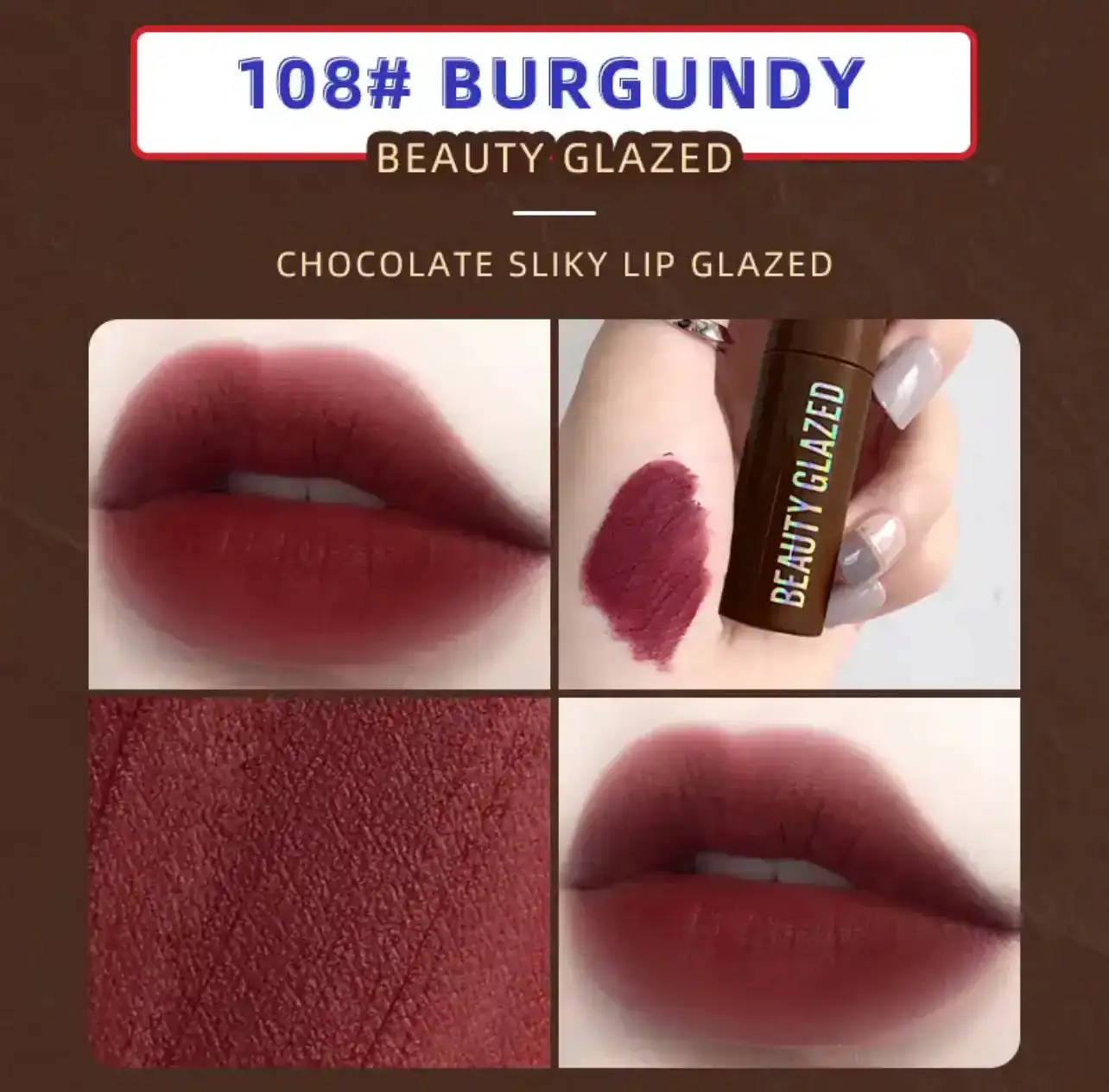 Labial Chocolate 🍫 - Beauty Glazed