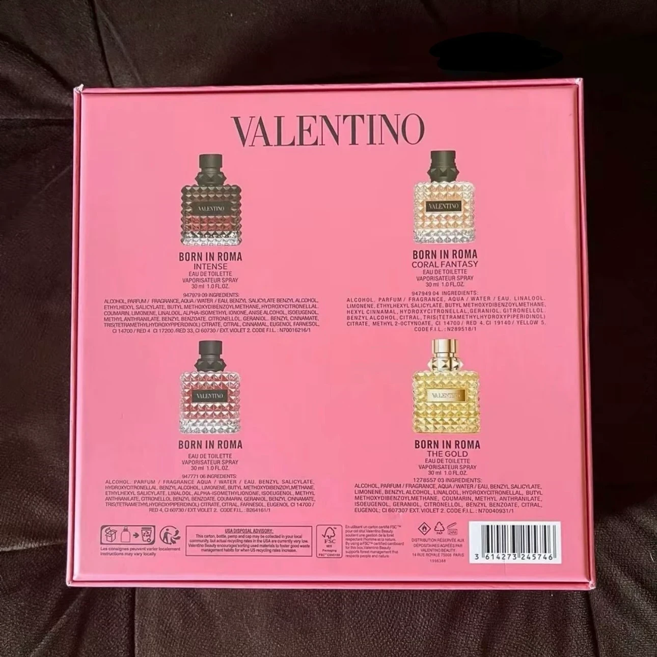 1.1 - Set Valentino Donna 4en1 - Mujer  2