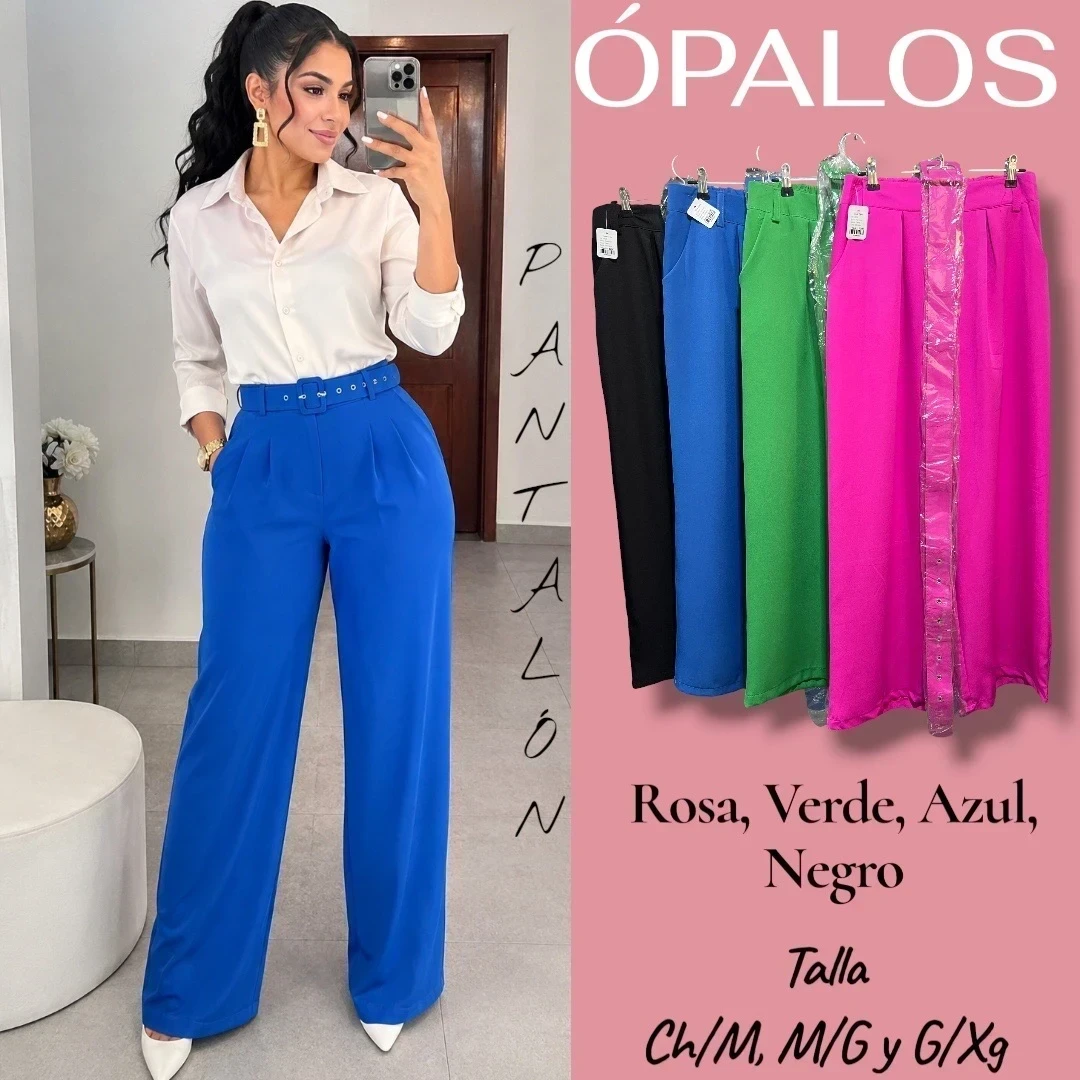 Pantalon de Vestir Palazzo