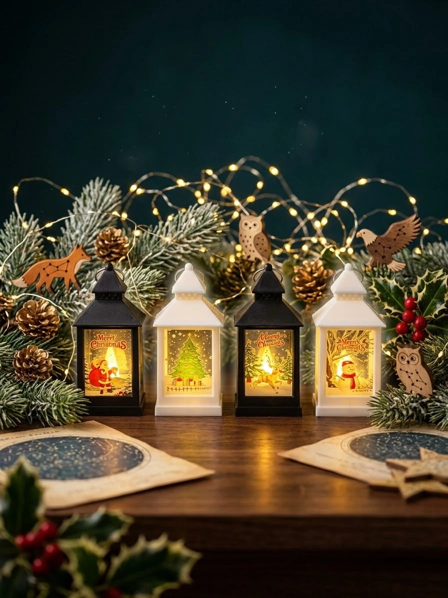 Farolitos navideños 