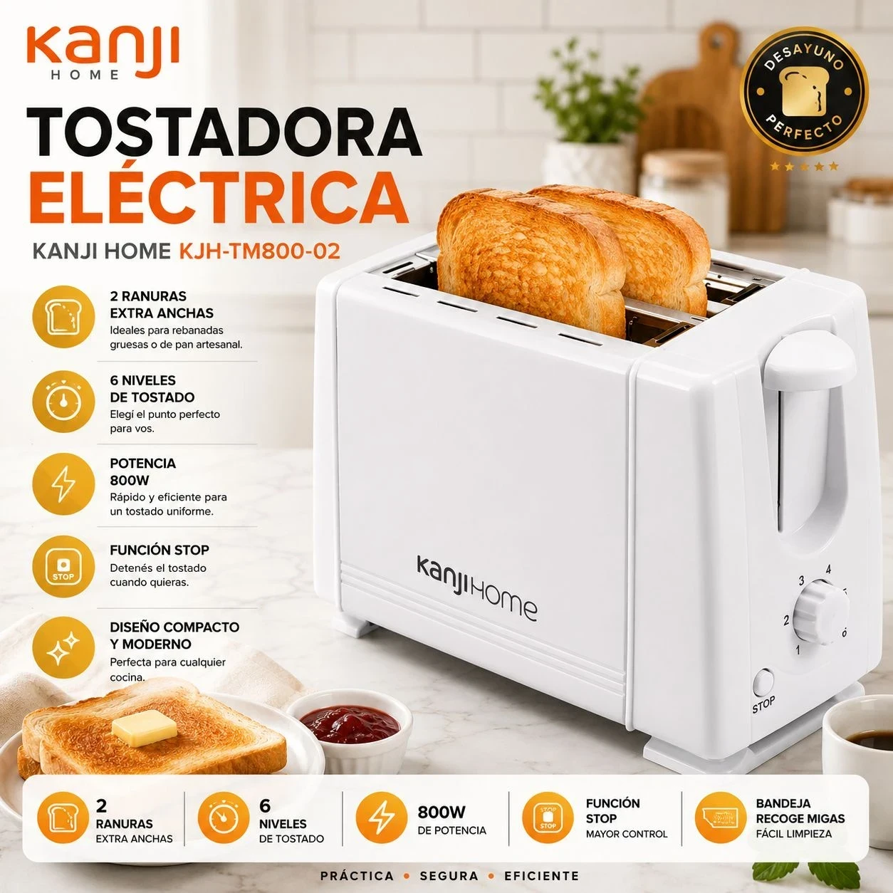 Tostadora Kanji khj-tm8000-02