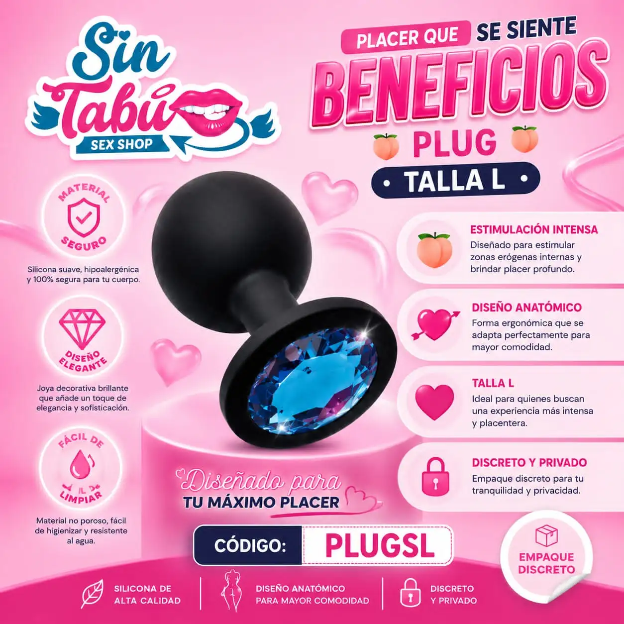 SET DE TRES PUEZAS OREJAS 2