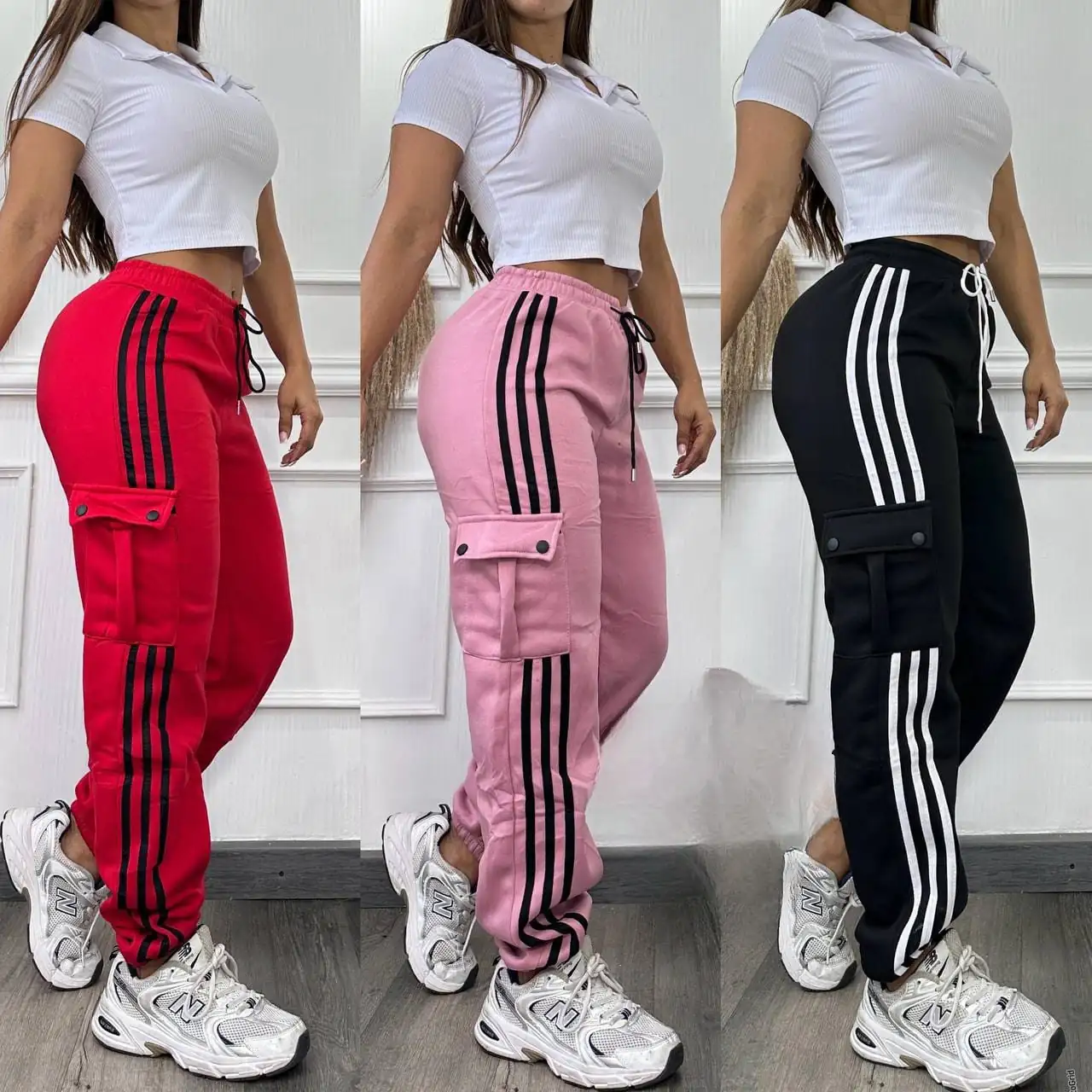 🤩😍Hermoso pantalón Cargo tipo jogger 🥰🌈