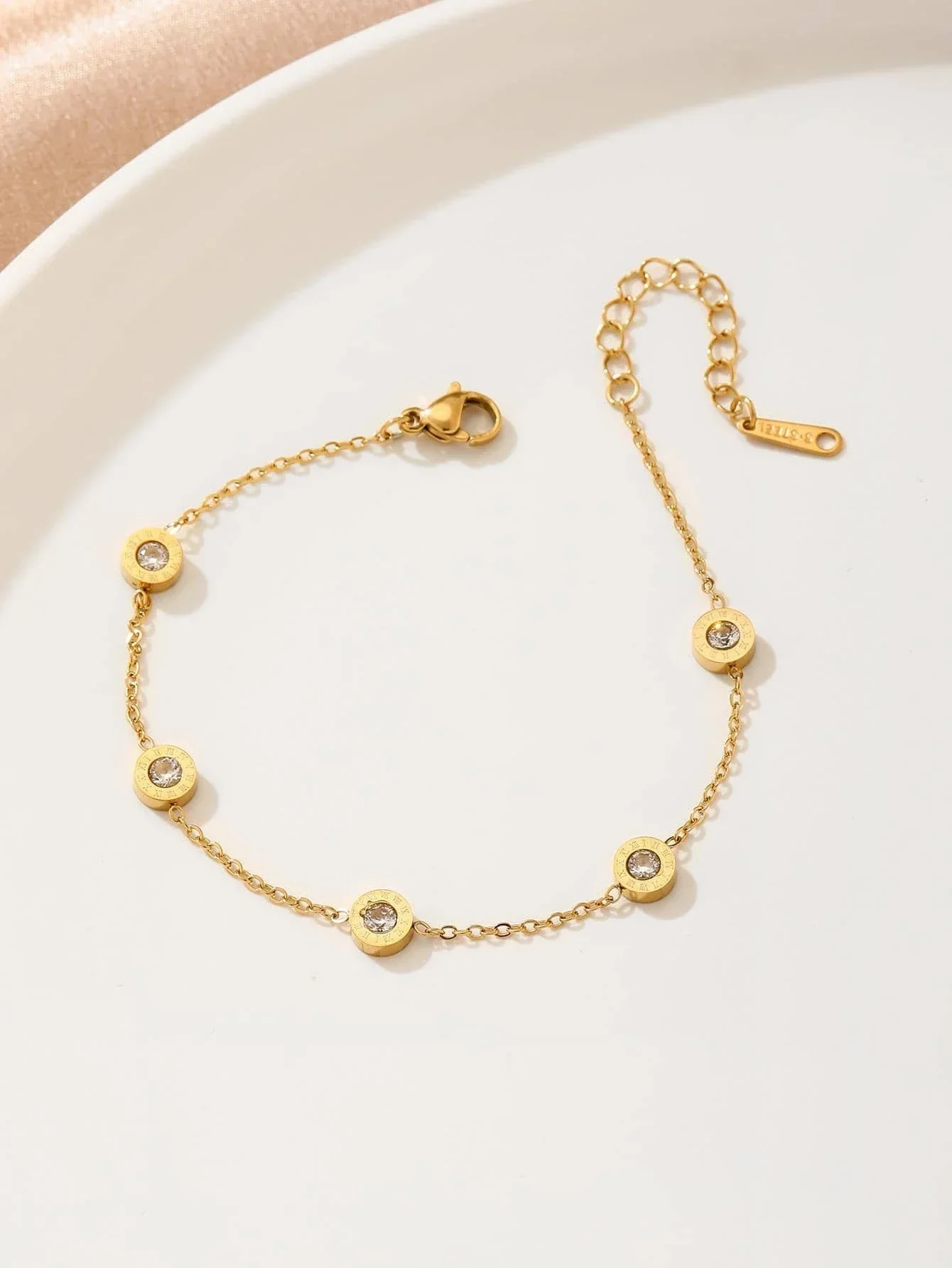 Pulsera zirconia cúbica adorno 3