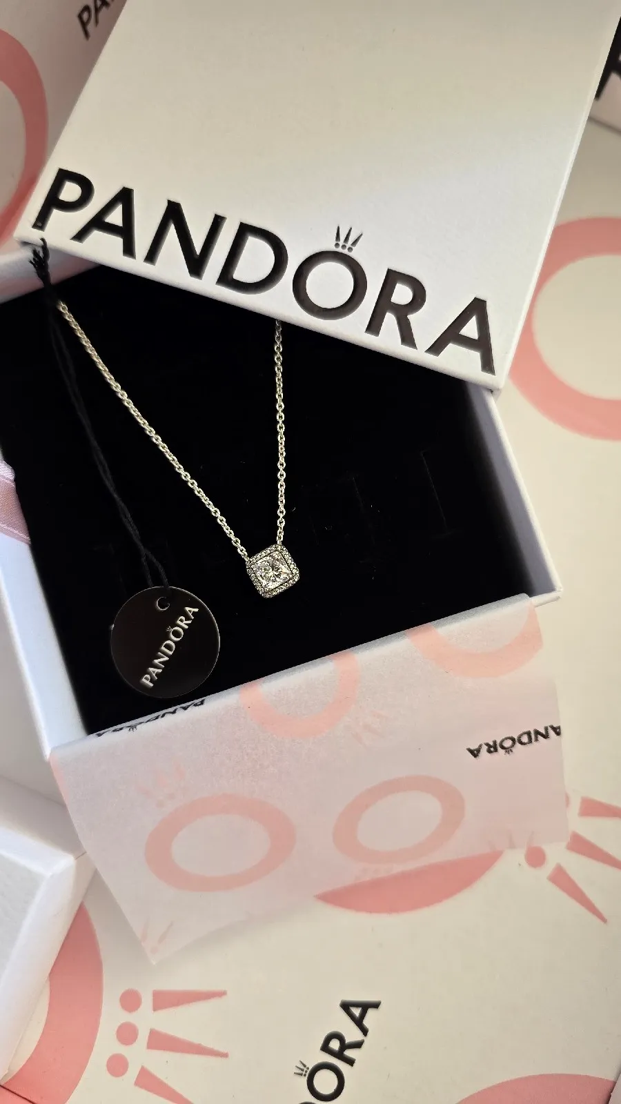 Pandora timeless elegance silver necklace 