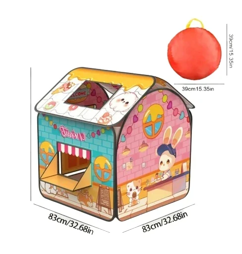 Carpa Infantil Heladería De Conejo