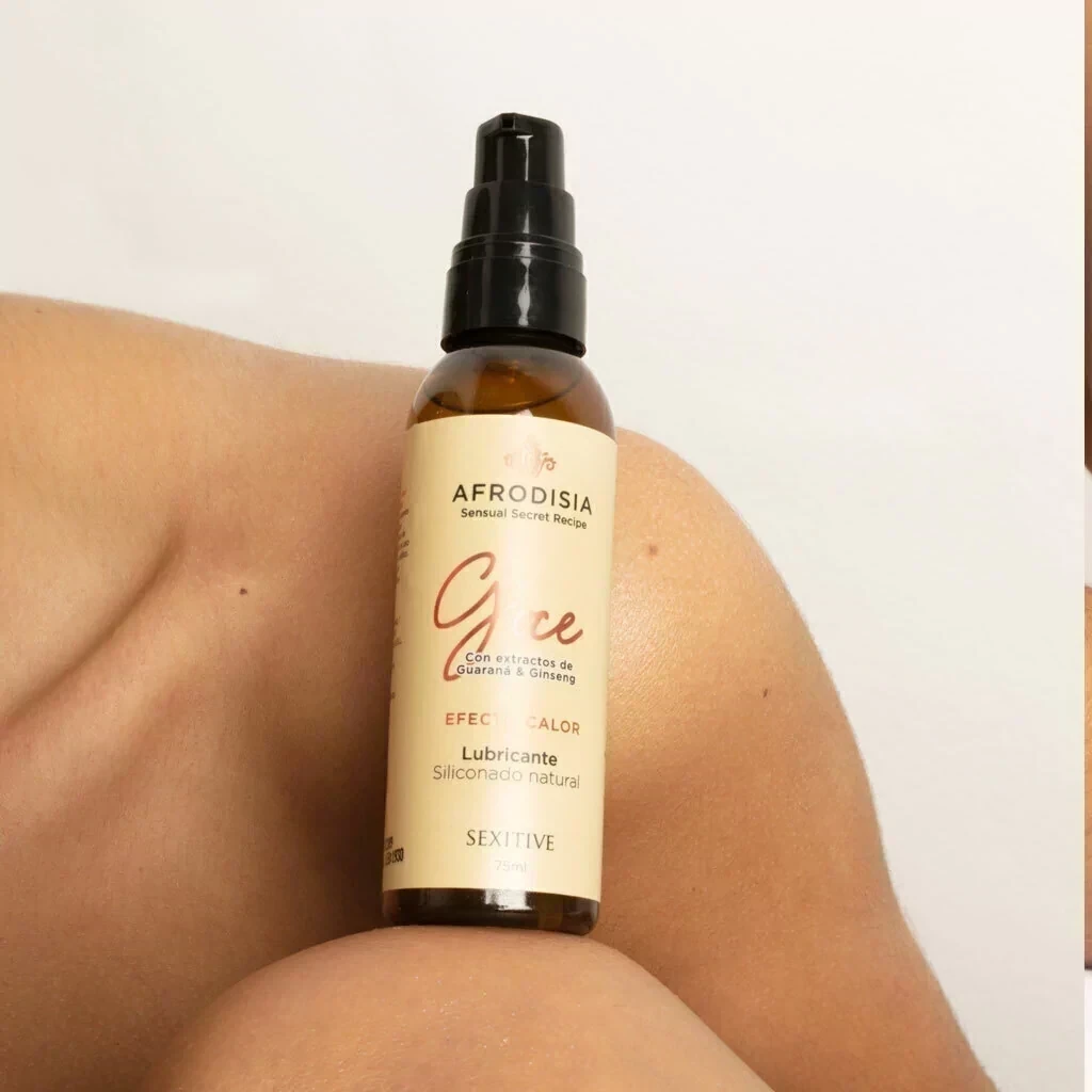 Lubricante Siliconado Natural Afrodisia Goce - efecto calor 75ml