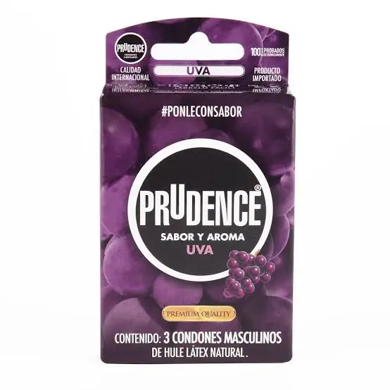 Condones Lubricados Prudence sabor Uva