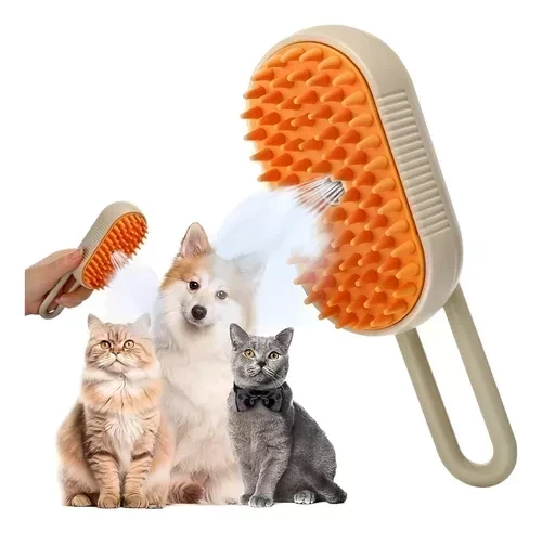 CEPILLO AUTOMATICO A VAPOR QUITA PELOS DE MASCOTA  3