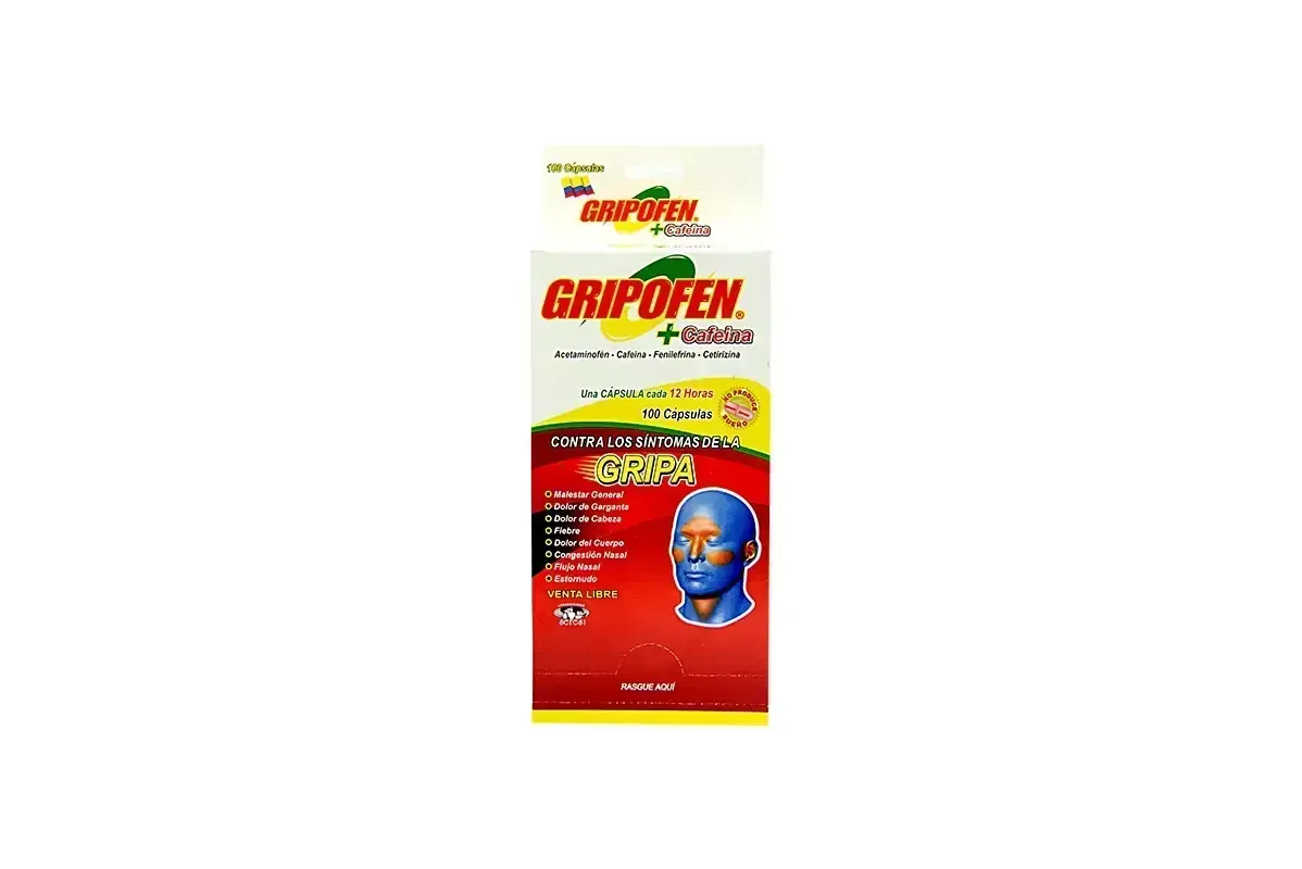 GRIPOFEN CAPS CON CAFEINA X 100