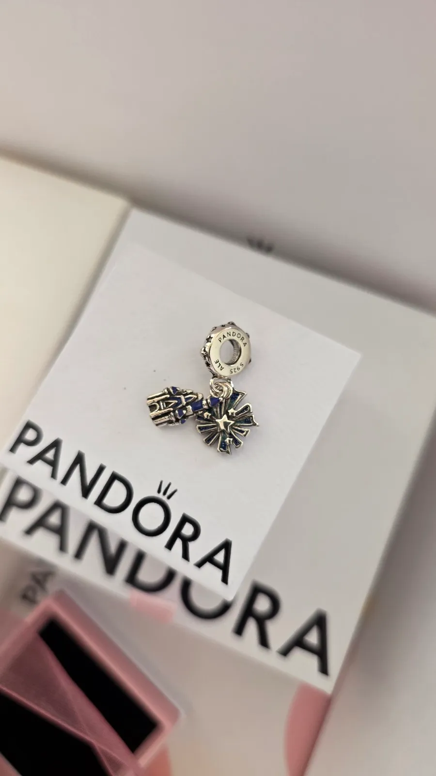 Pandora Exclusive Parks Cinderella Castle Fireworks Dangle charm 3