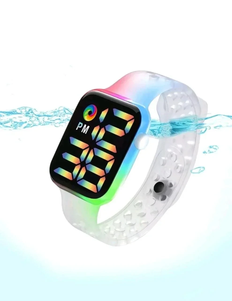 Reloj electrónico cuadrado  2
