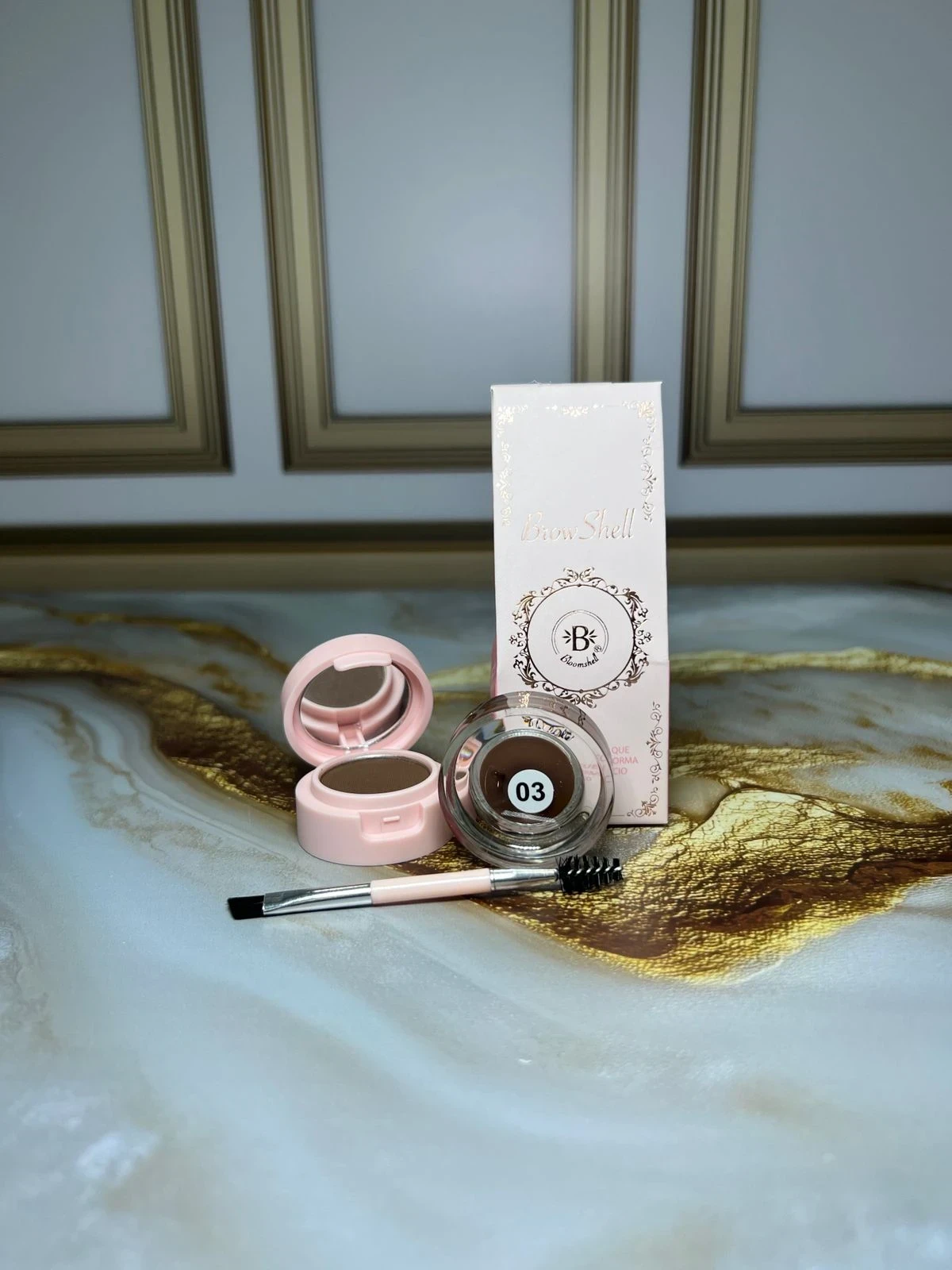 BROW SHELL (GEL EYEBROW)(DARK) 