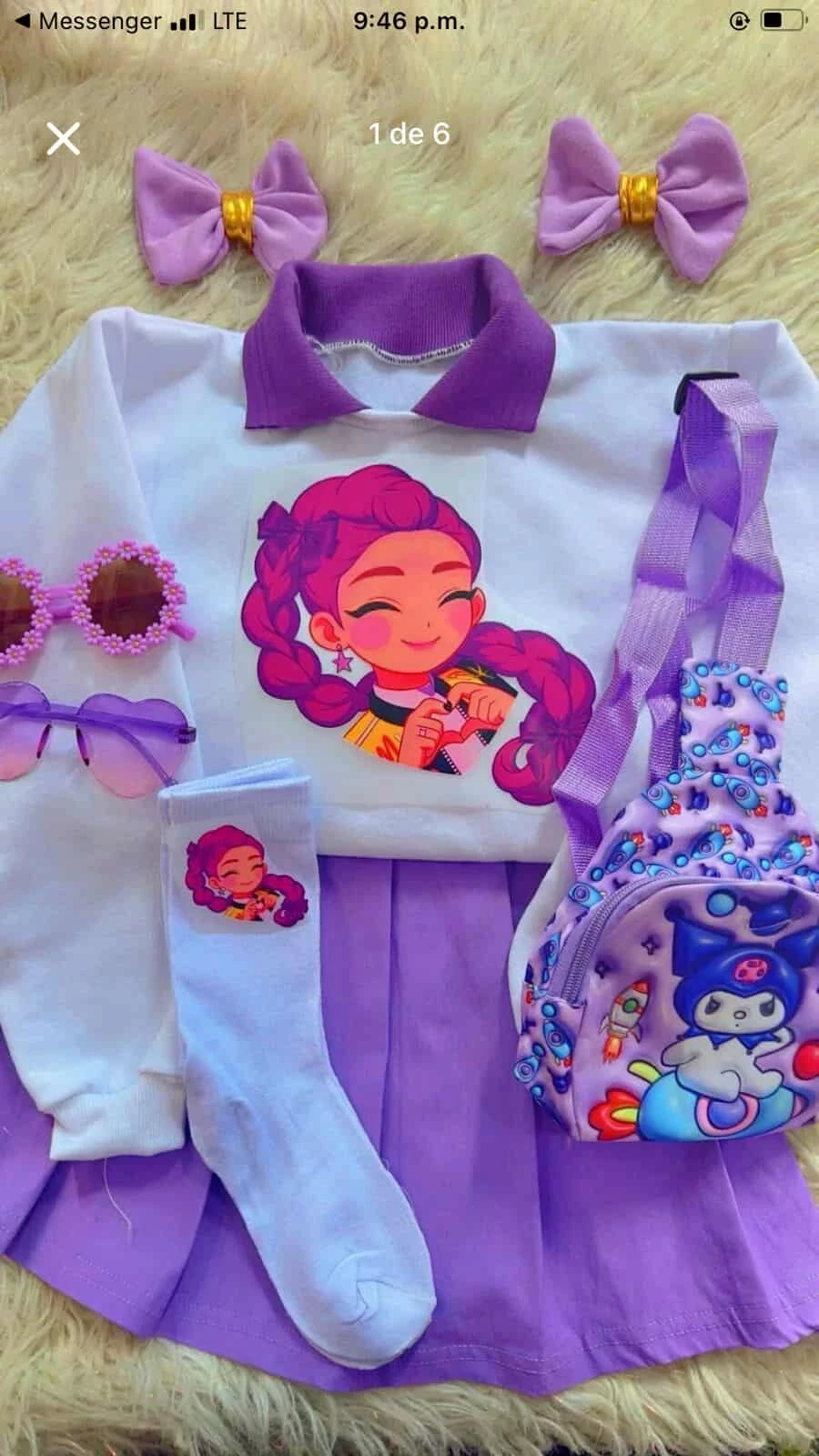 Conjunto para niña guerreras kpop 7