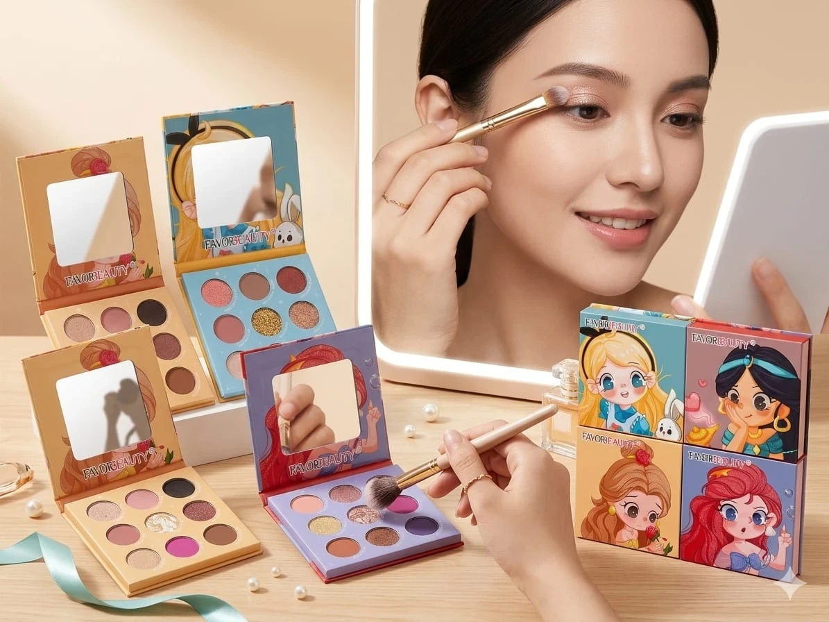 PALETA DE SOMBRAS PRINCESAS