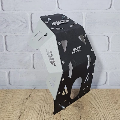  NKD 125 pechera acero negro con gris ML