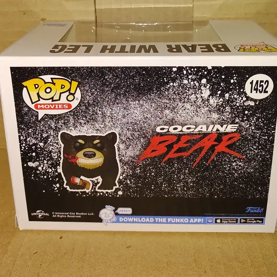 Funko Pop Movies: Cocaine Bear - Oso con Pierna#1452 2