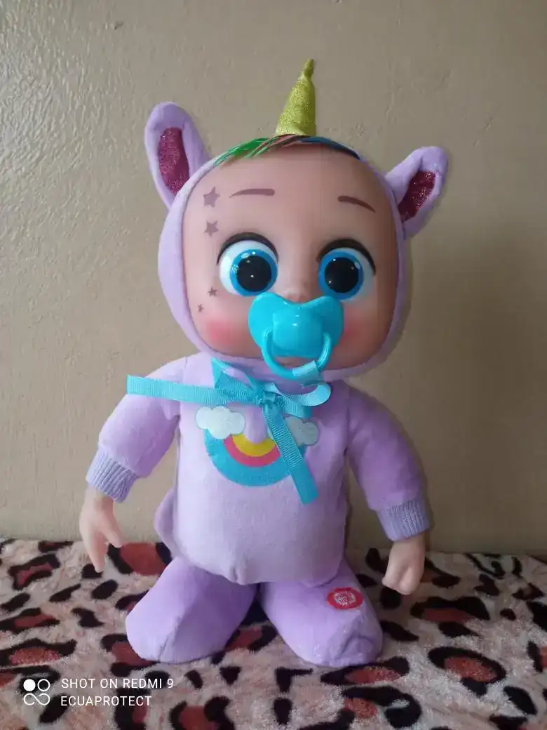 BEBE LLORON UNICORNIO PURPURA 🦄💜