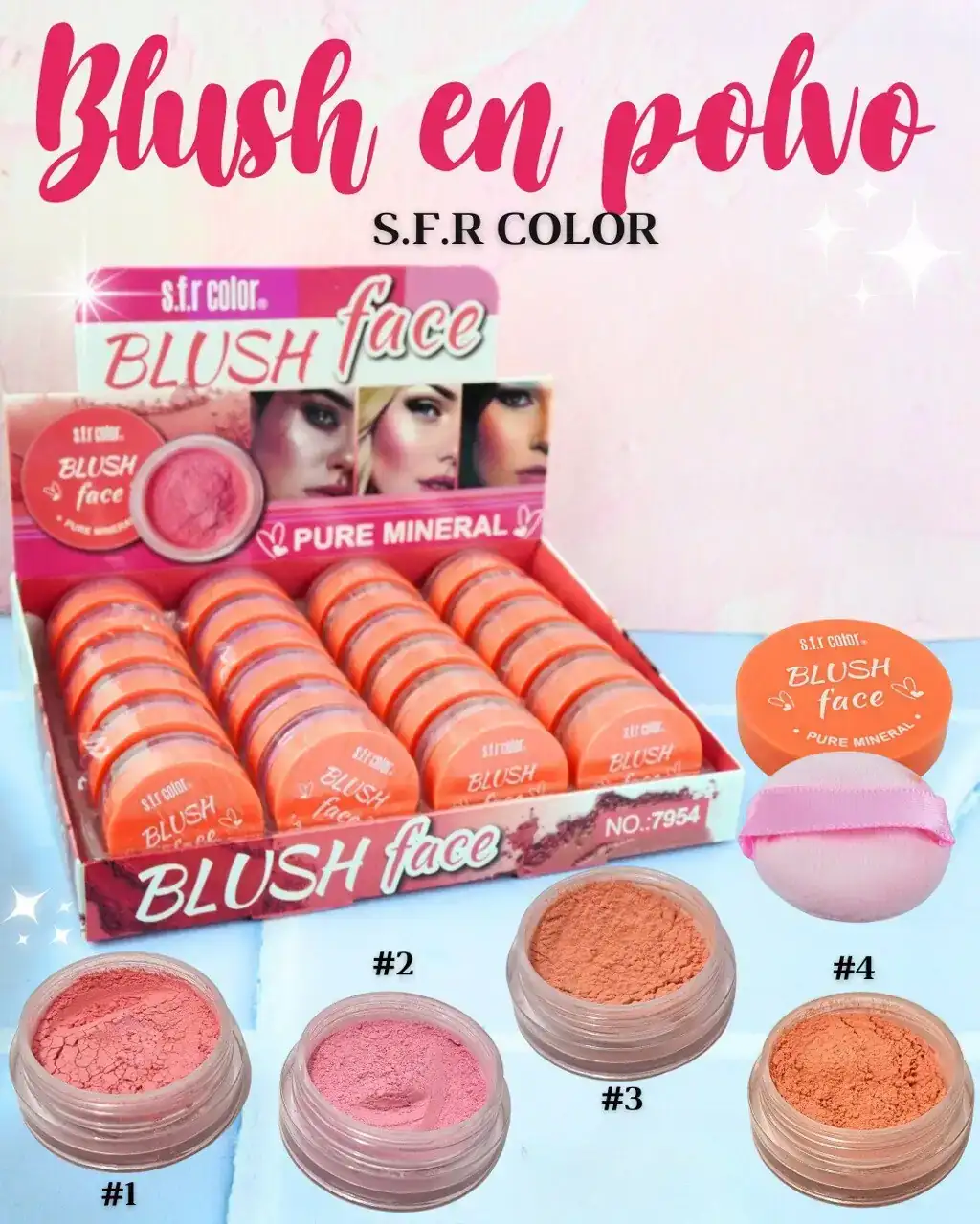 4 Blush Face s.f.r Color