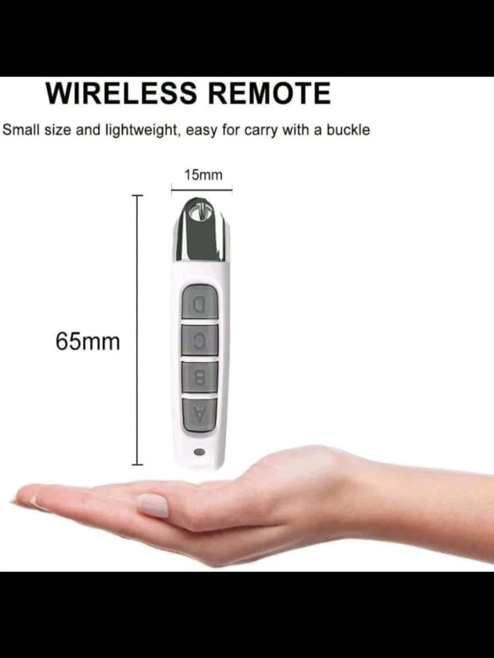 Control remoto de facil configuración/ 433MHZ 7