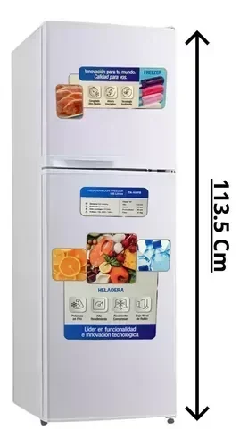 Heladera Telefunken C/Freezer Blanca 125Lts. 3