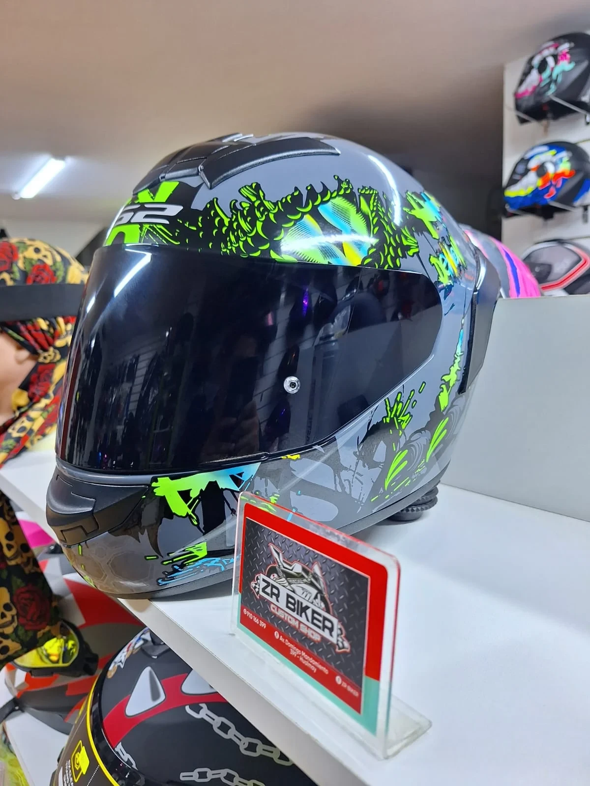 CASCO LS2 VISOR AHUMADO  4