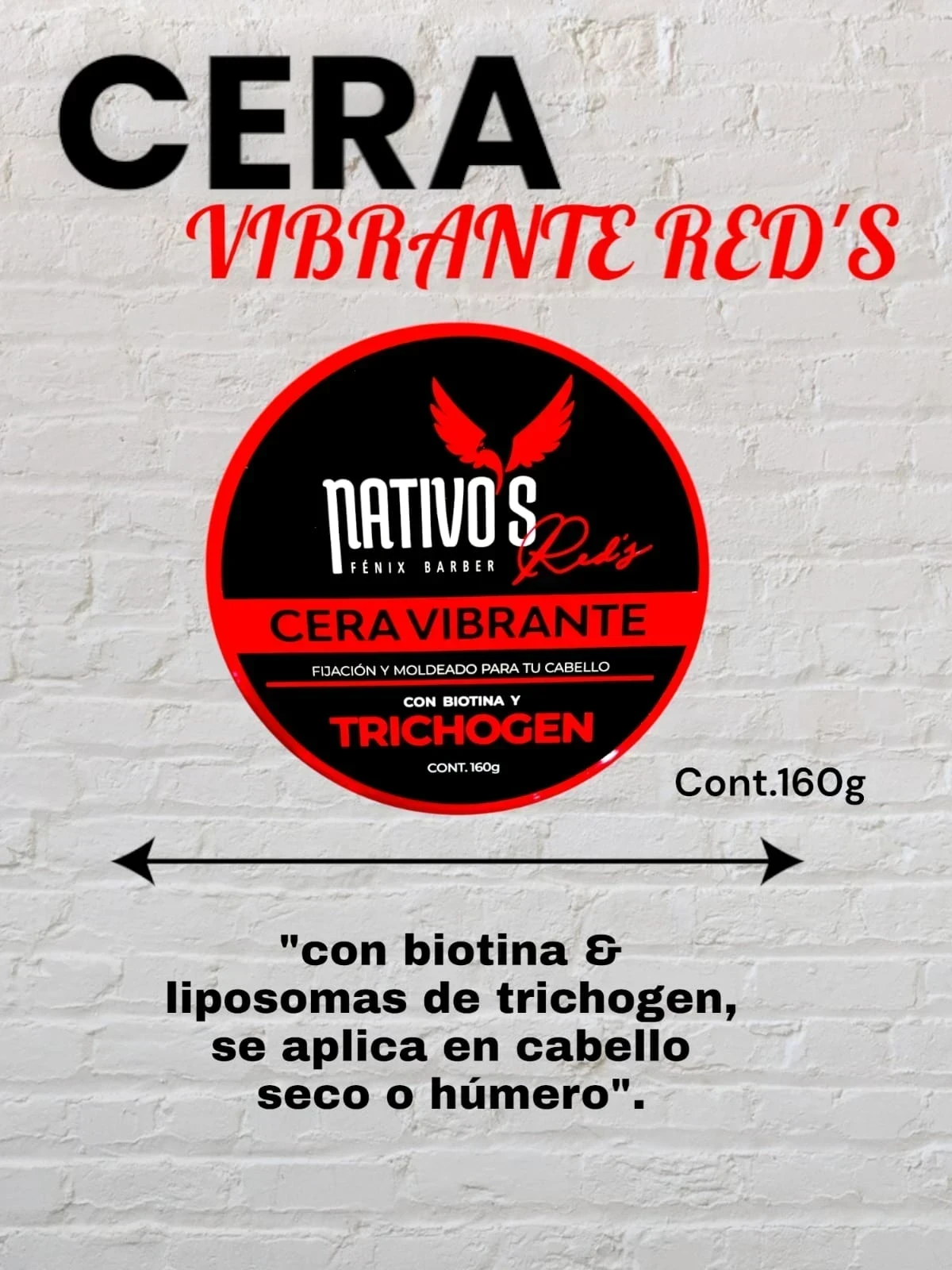 nativos cera cabello vibrante reds