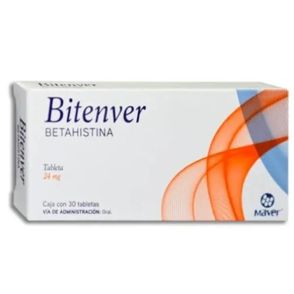 Bitenver/betahistina 24mg / 30 tab