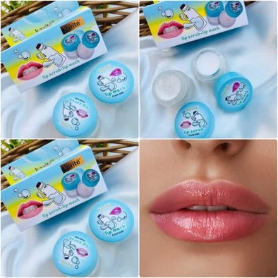 EXFOLIANTE + HIDRATANTE LABIOS LECHE KISS BEAUTY