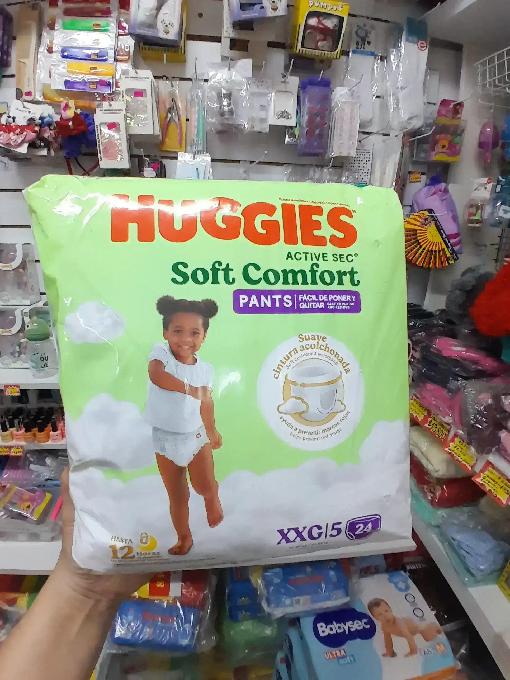 Huggies Pant Xxg. x 24U soft confort 