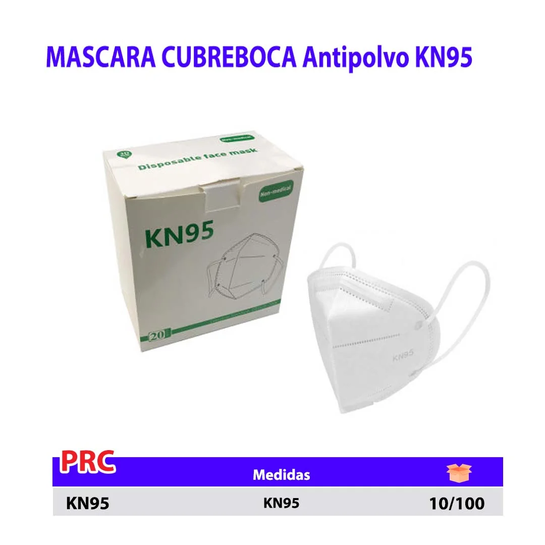 MASCARA CUBREBOCA Antipolvo KN95