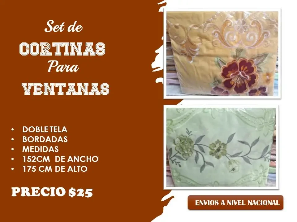 Set de cortina para ventana  3