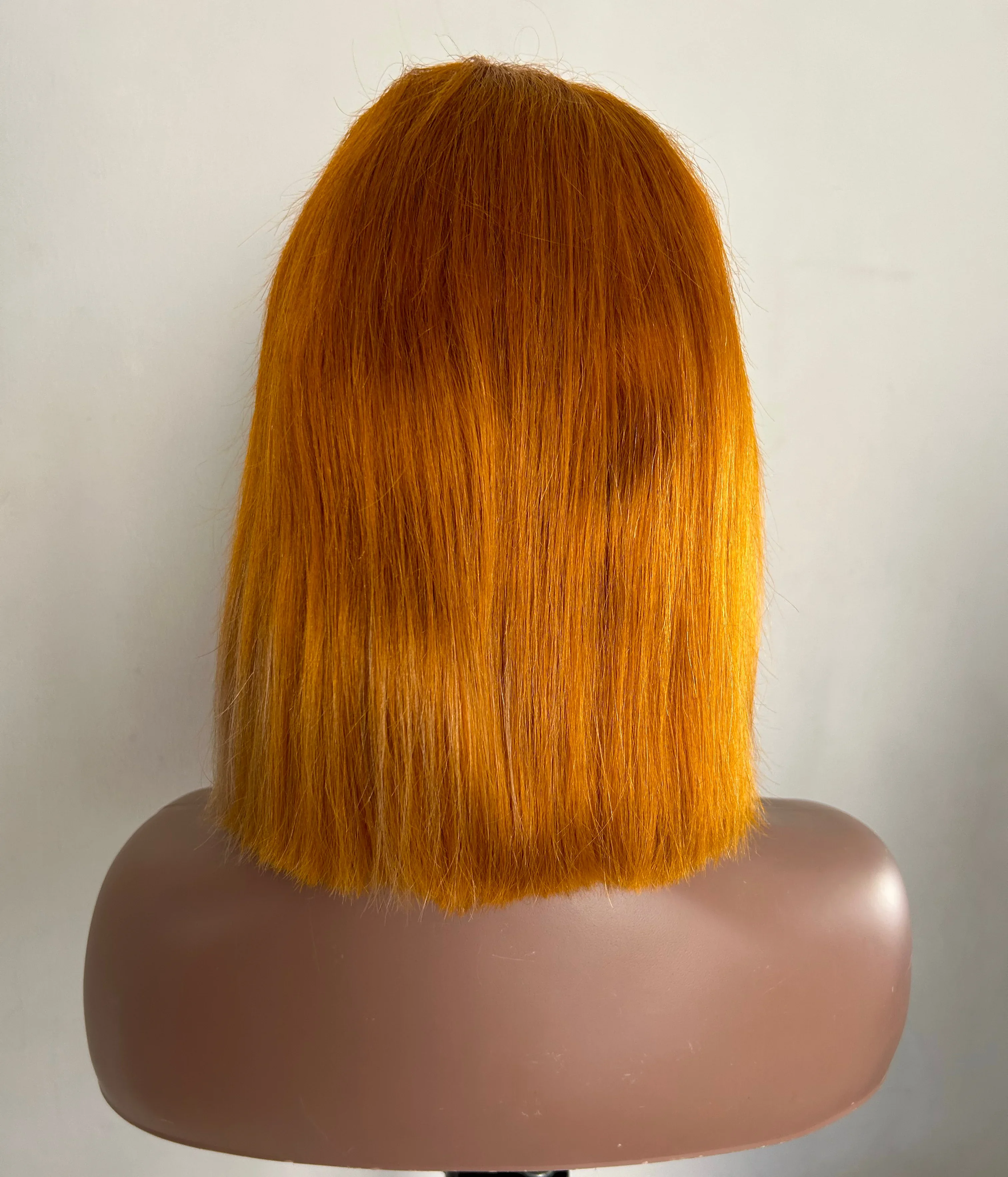 Peluca cobriza naranja 12” 3