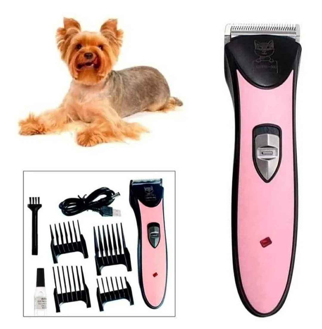 Maquina Peluquera para mascotas Azul y rosado