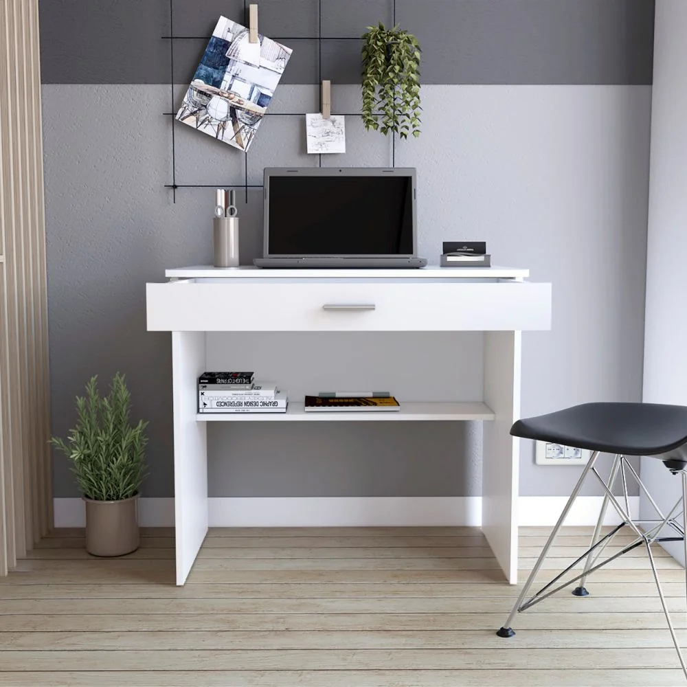 Escritorio Blanco Sencillo Eros  4