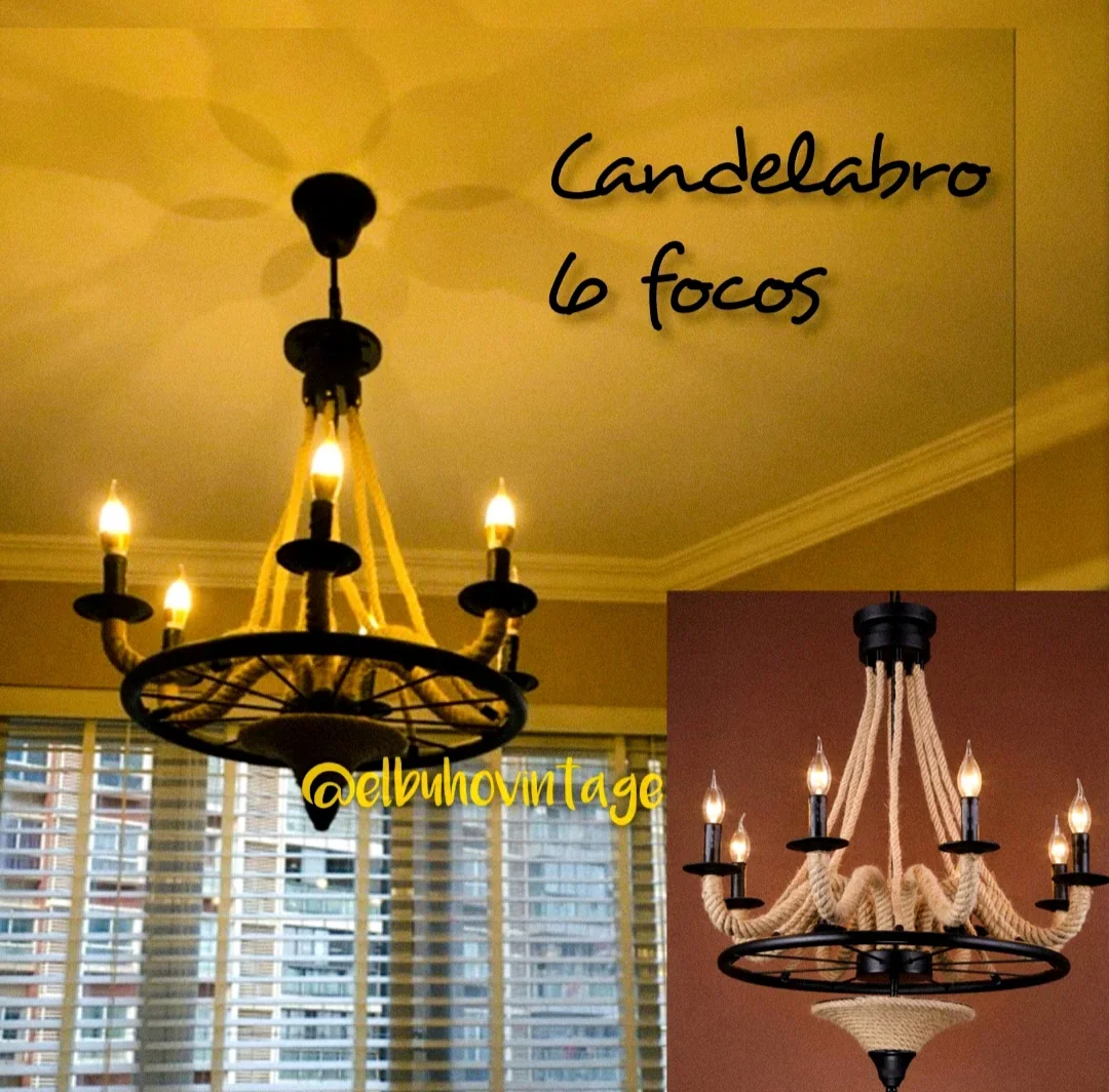Lámpara Colgante estilo Candelabro 