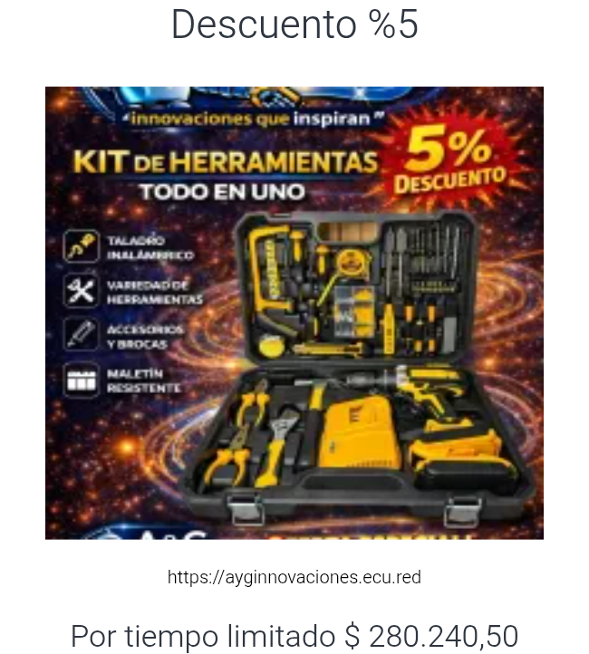 Descuento %5