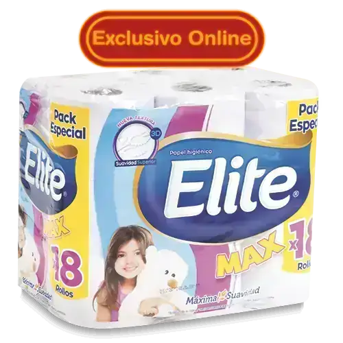 Papel Higienico Elite Max x 18 Rollos