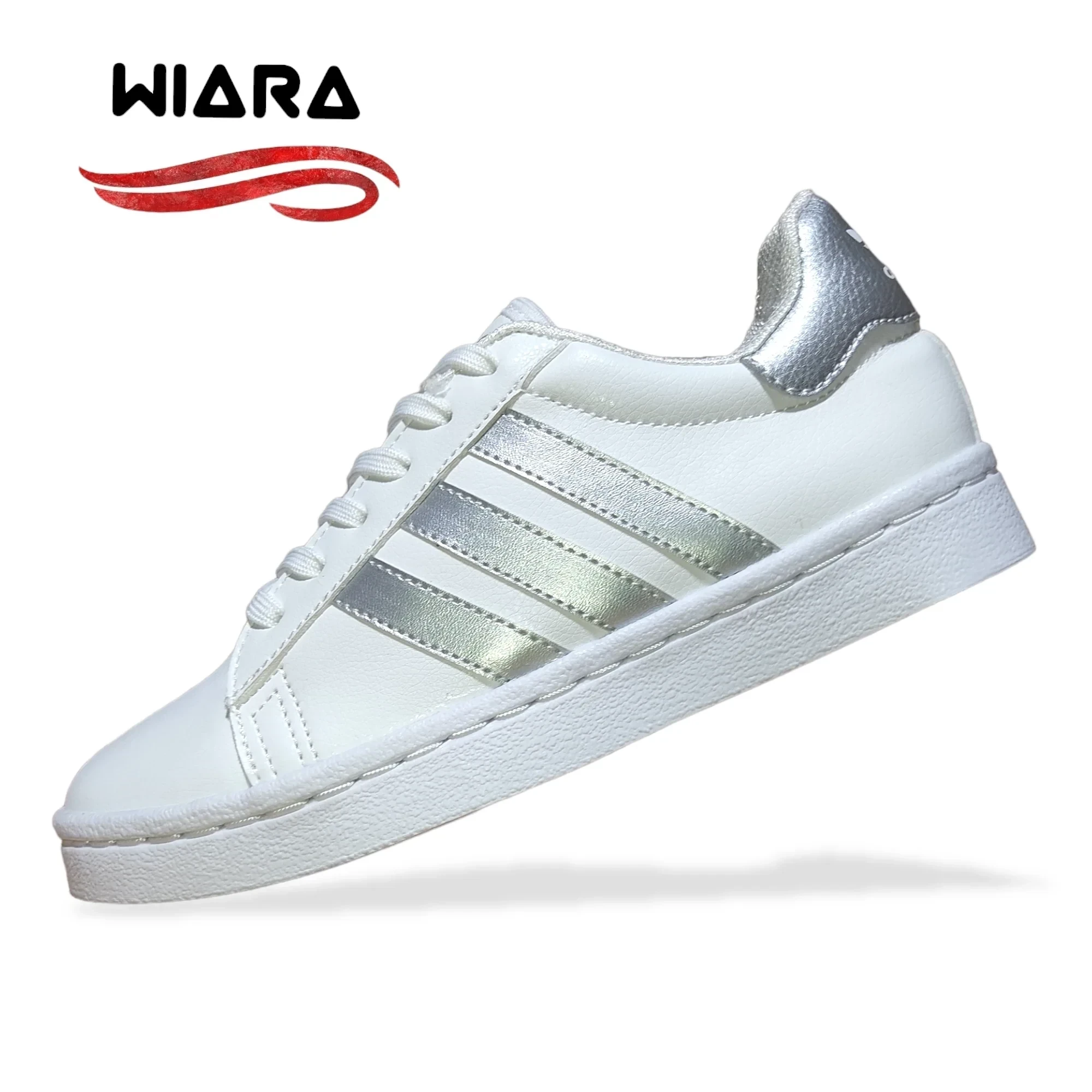 Adidas Blanco/Plateado Dama 3