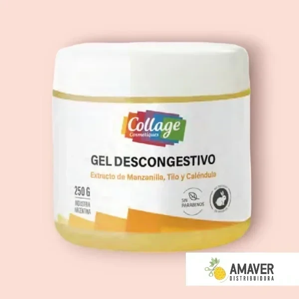 GEL DESCONGESTIVO CON EXTRACTO DE MANZANILLA, TILO Y CALENDULA 250GR
