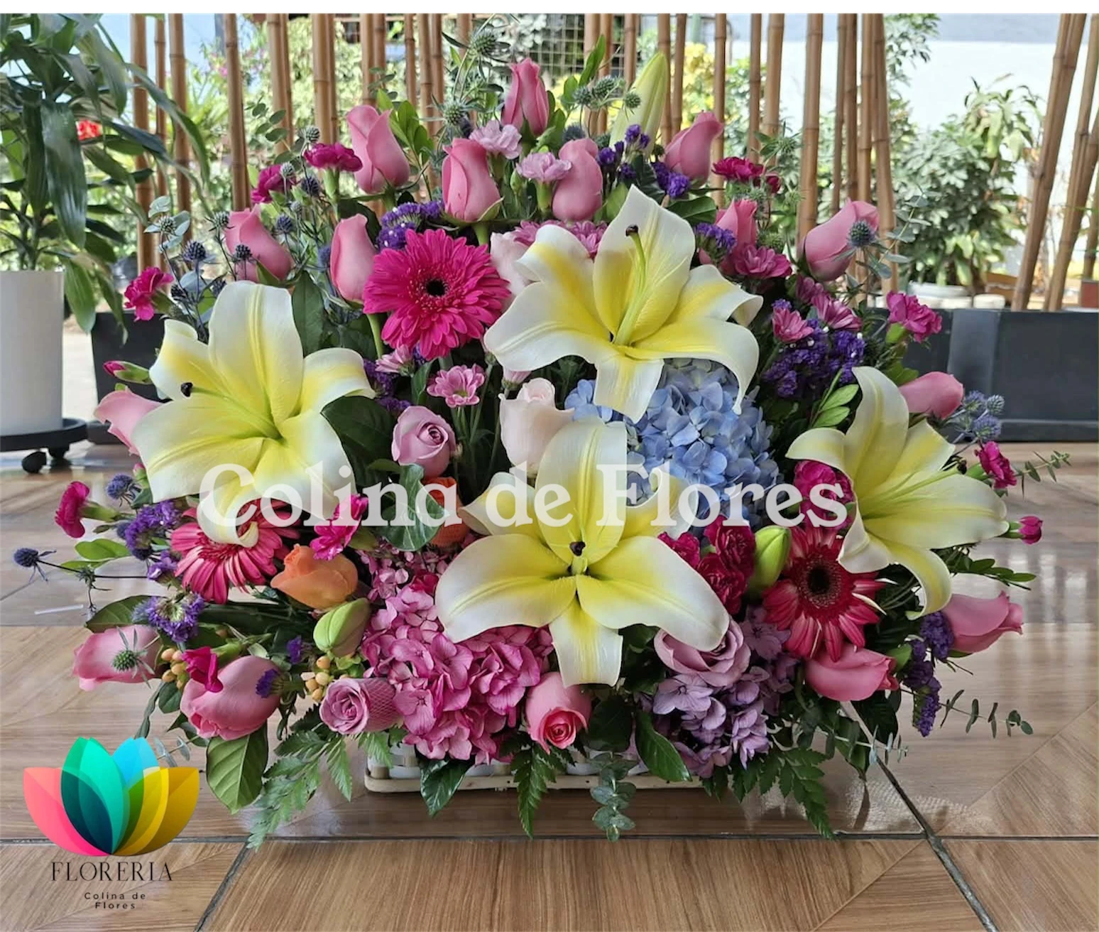 Mix primaveral de flores 