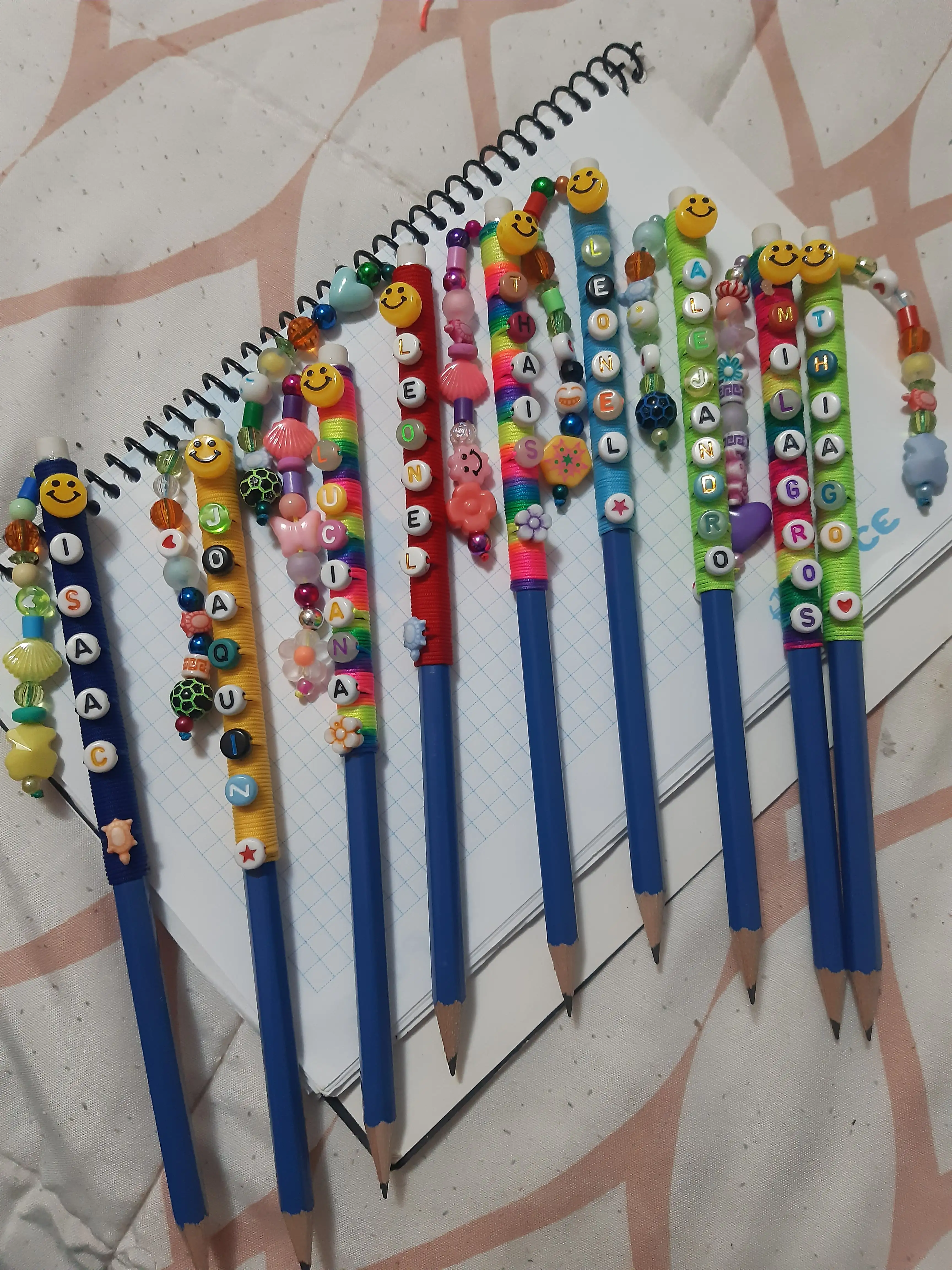 Lápices decorados