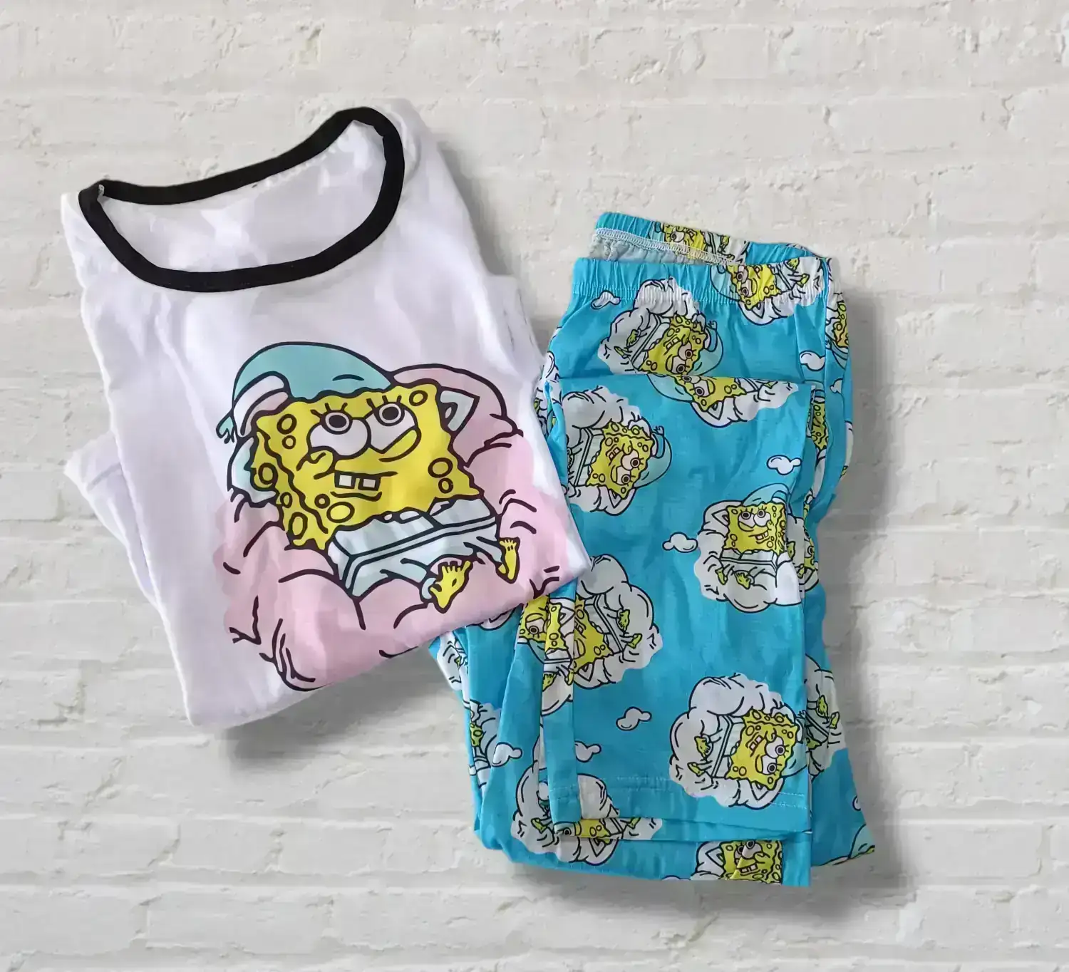 Pijama adulto bob esponja