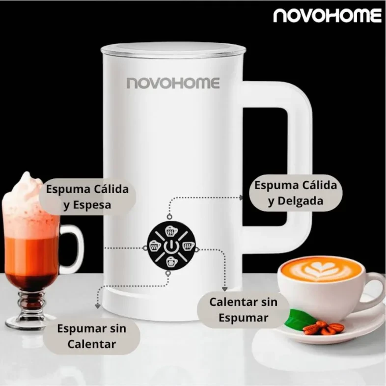 ESPUMADORA ELÉCTRICA DE LECHE NOVOHOME 500ML 2