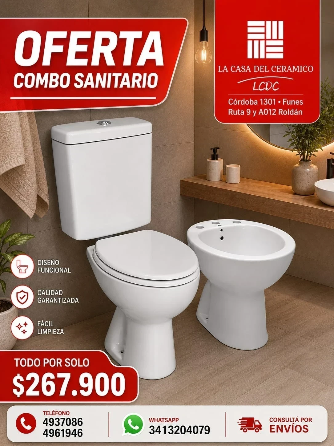 Combo sanitarios