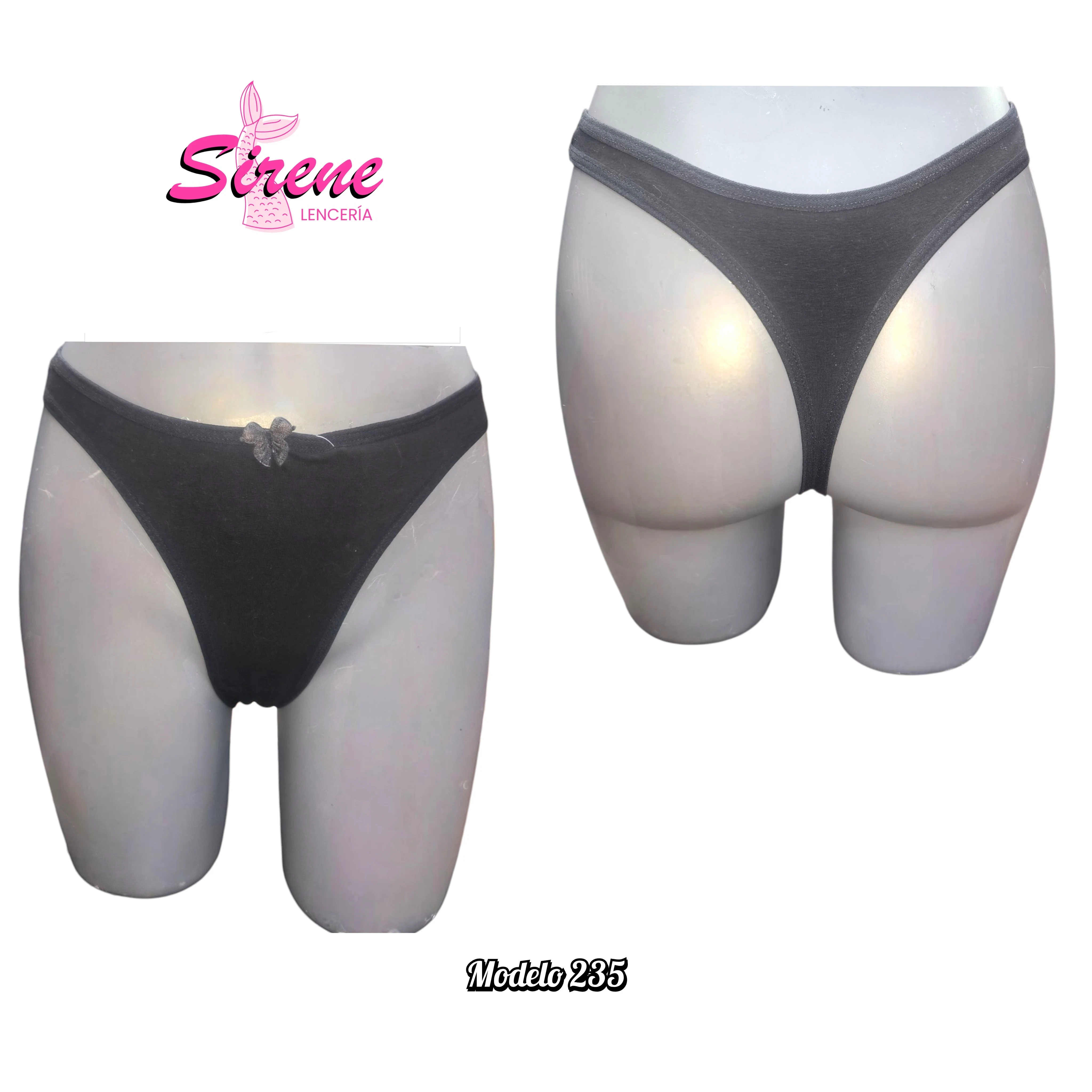 Tanga en licra algodón 