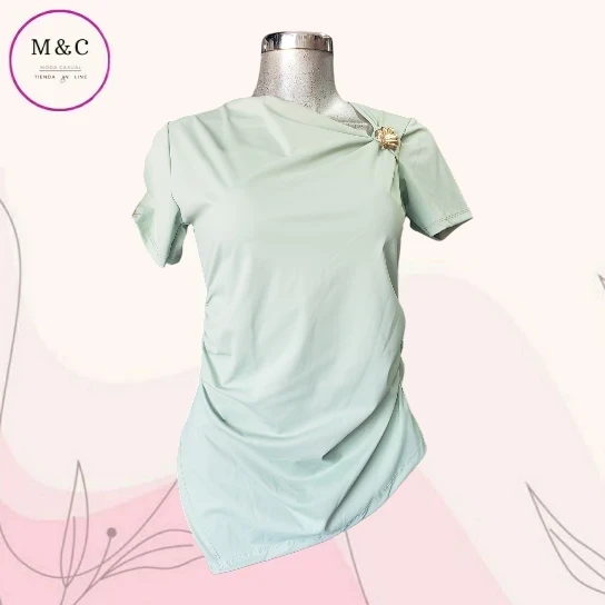 Blusa con manga Mediana