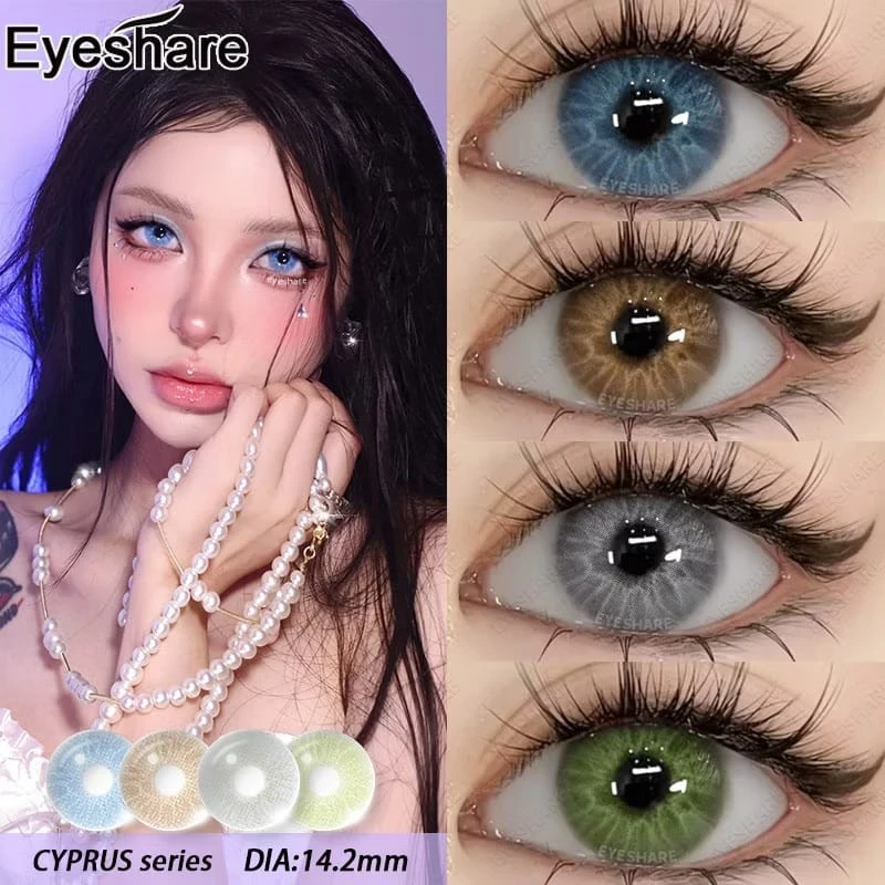 Lentes de contacto - SERIE: CYPRUS - SIN BORDES - 14.2mm