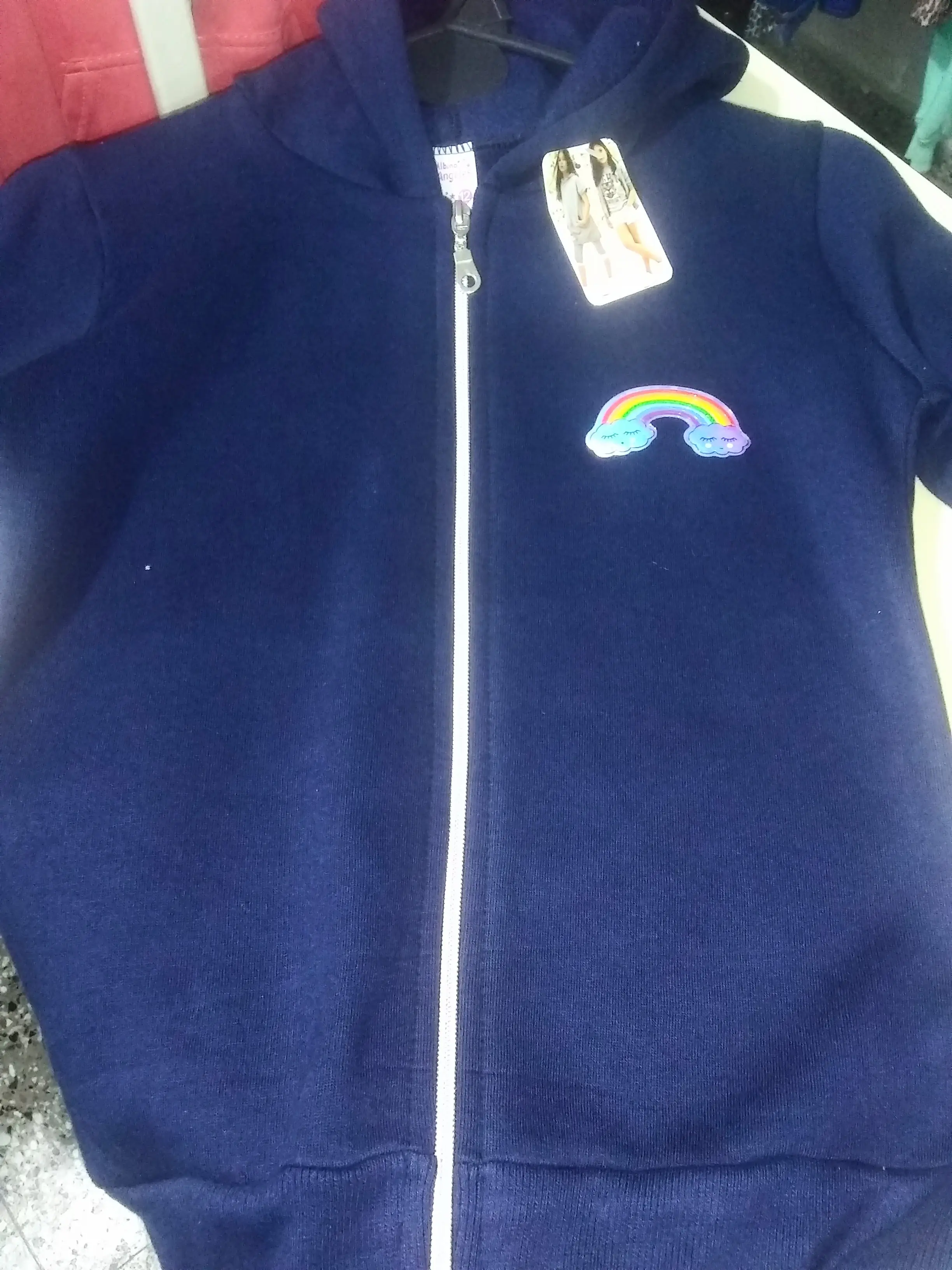 Campera frizada nena del 2 al 16 surtidas  3
